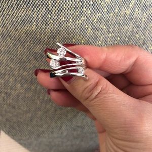 Cubic Zirconia cocktail ring NWT!